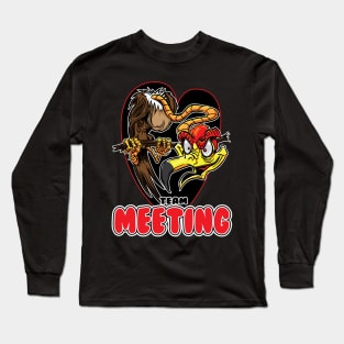 Team Meeting Buzzard Long Sleeve T-Shirt